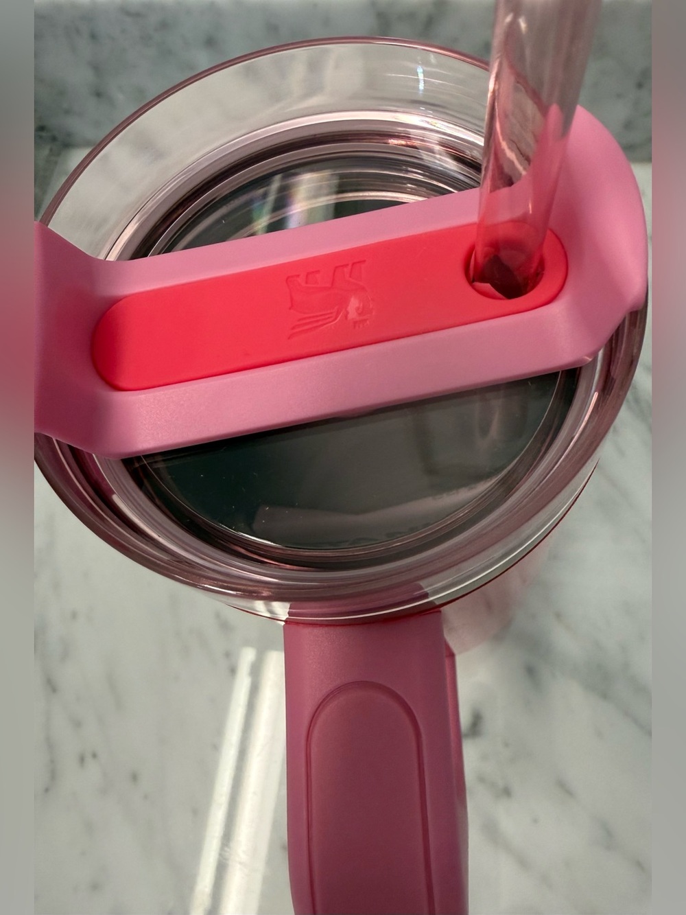 Stanley Hot Pink Quencher Tumbler with Pink Handle - Picture 5 of 5